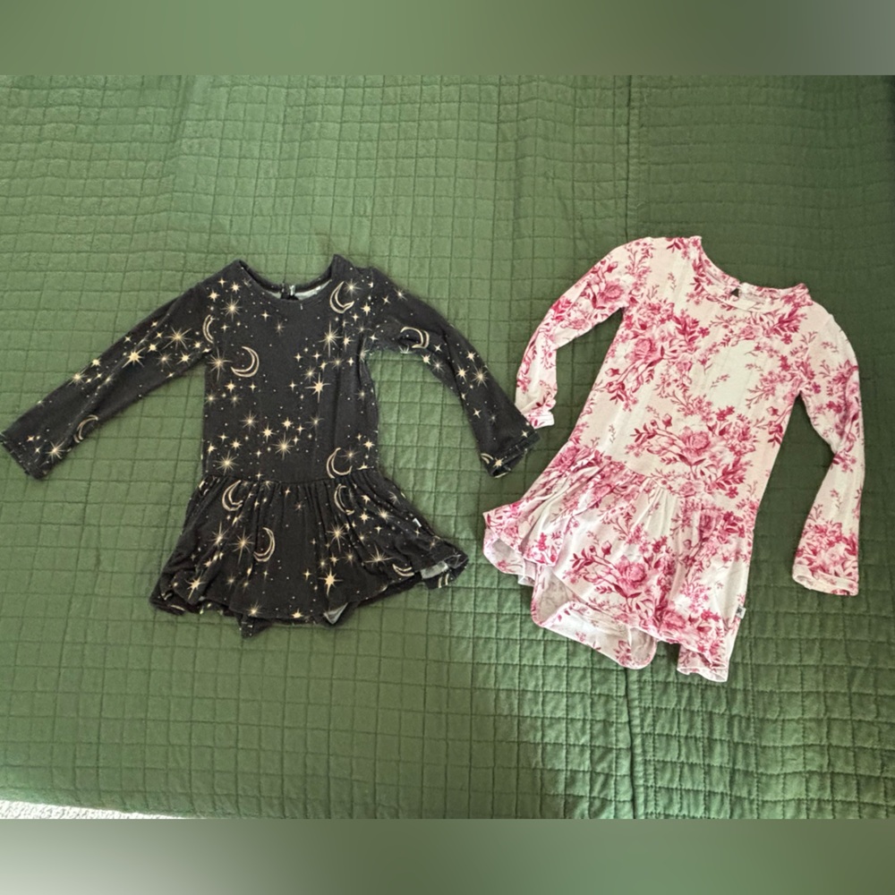 Bums and Roses Long Sleeve Dresses